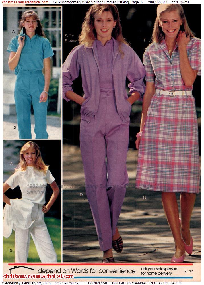 1982 Montgomery Ward Spring Summer Catalog, Page 37