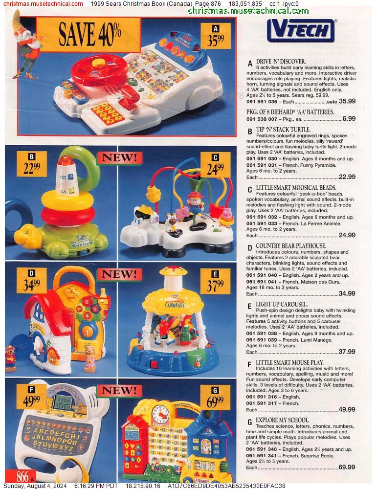 1999 Sears Christmas Book (Canada), Page 876