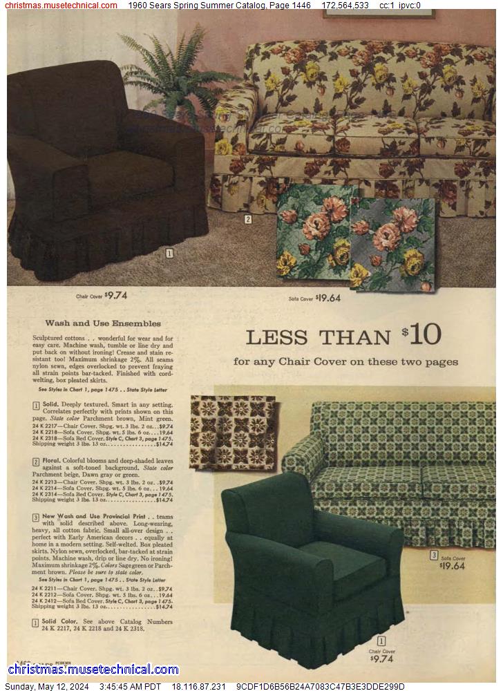 1960 Sears Spring Summer Catalog, Page 1446