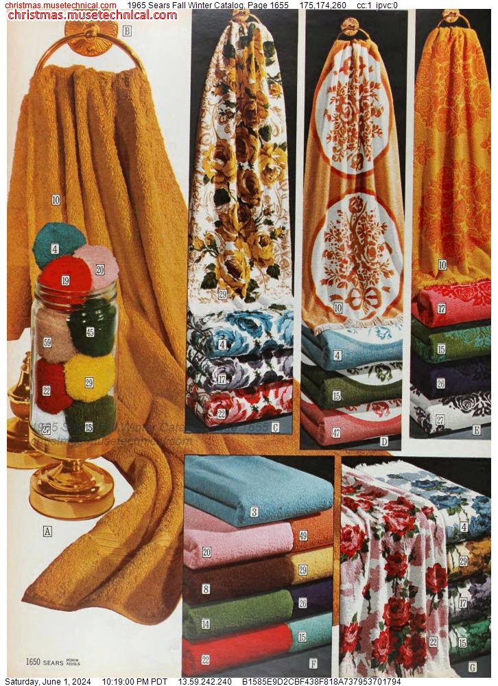 1965 Sears Fall Winter Catalog, Page 1655