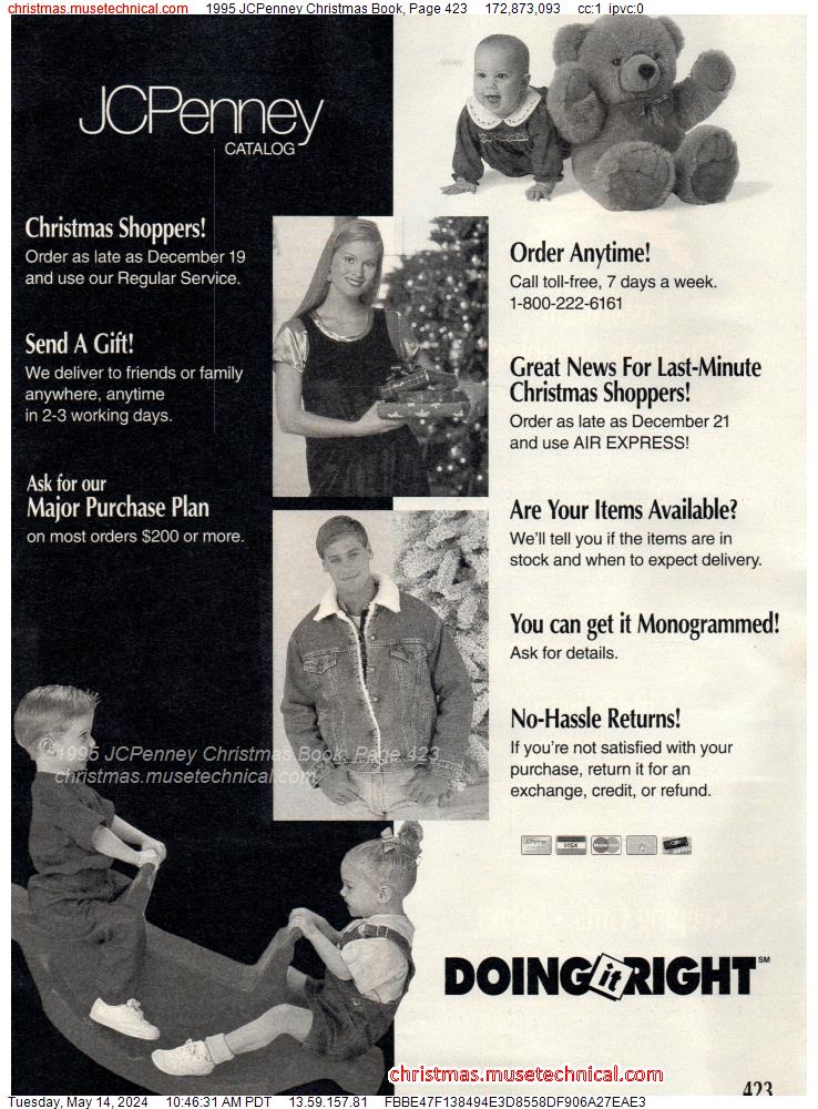 1995 JCPenney Christmas Book, Page 423