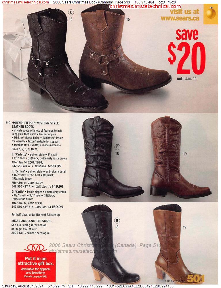 2006 Sears Christmas Book (Canada), Page 513