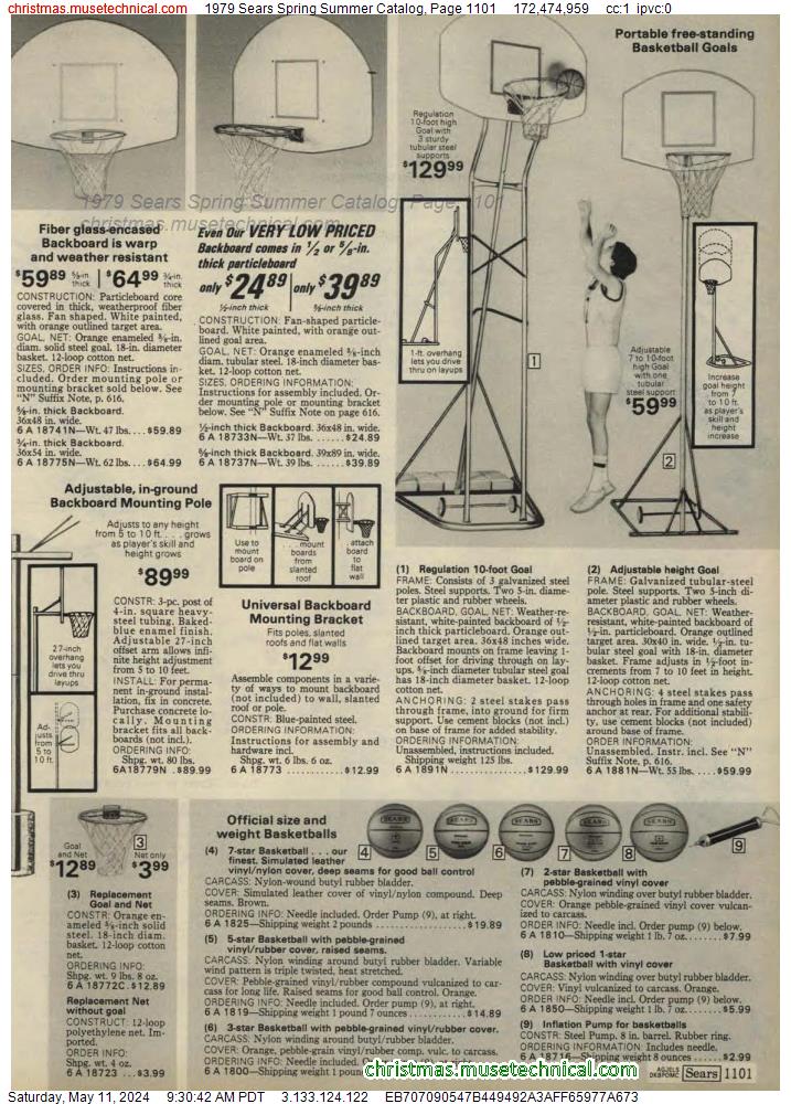 1979 Sears Spring Summer Catalog, Page 1101