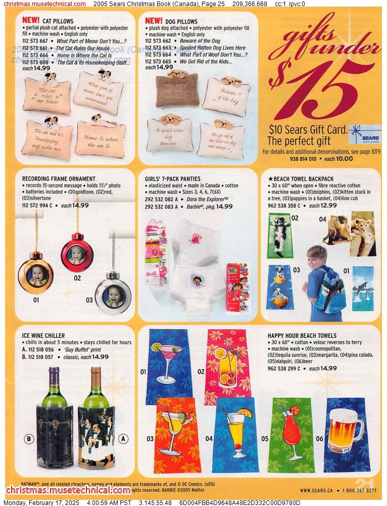 2005 Sears Christmas Book (Canada), Page 25