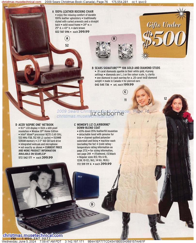 2009 Sears Christmas Book (Canada), Page 76