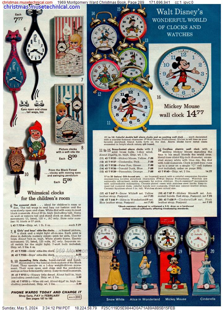 1969 Montgomery Ward Christmas Book, Page 289