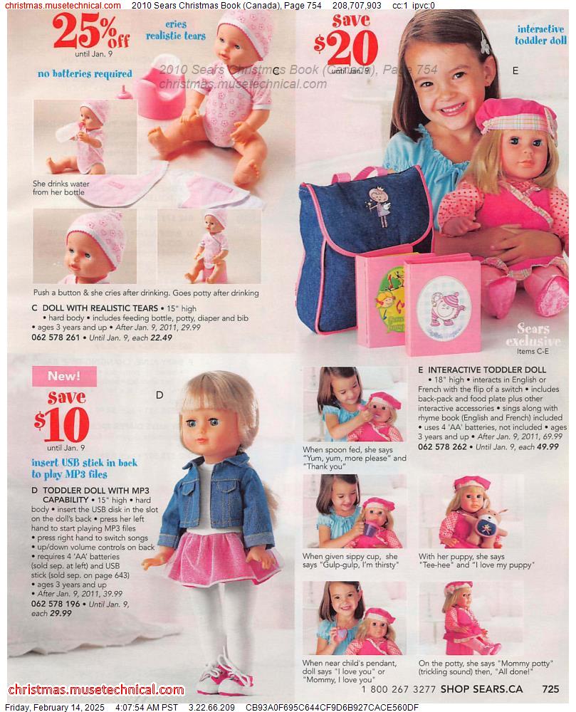 2010 Sears Christmas Book (Canada), Page 754