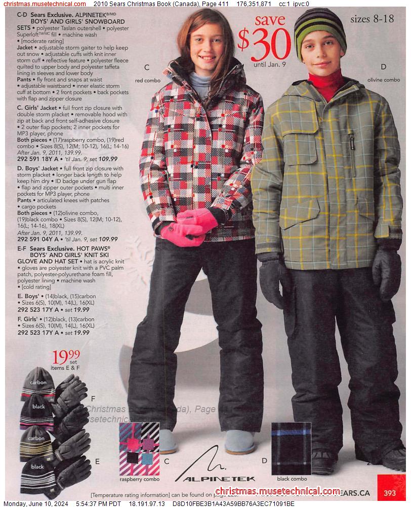 2010 Sears Christmas Book (Canada), Page 411