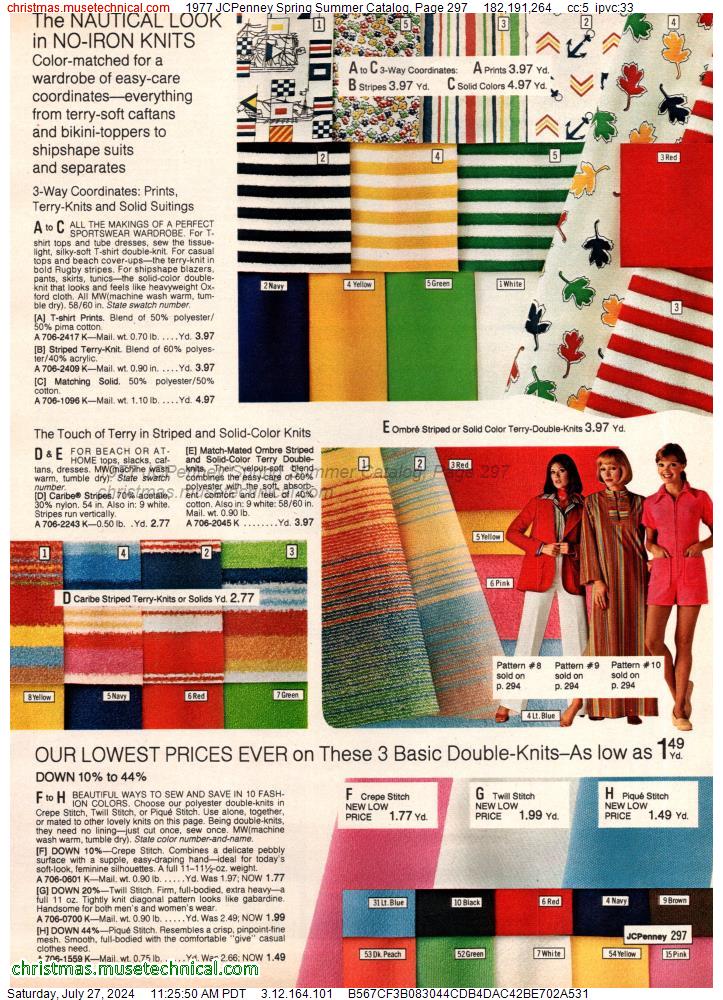 1977 JCPenney Spring Summer Catalog, Page 297