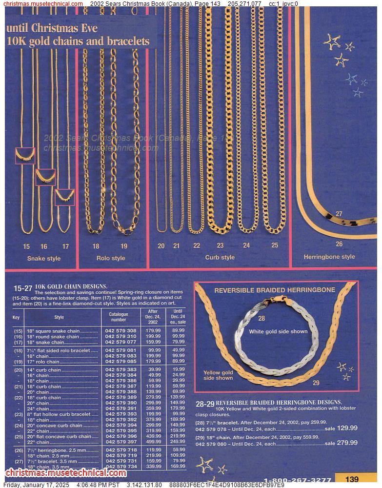 2002 Sears Christmas Book (Canada), Page 143