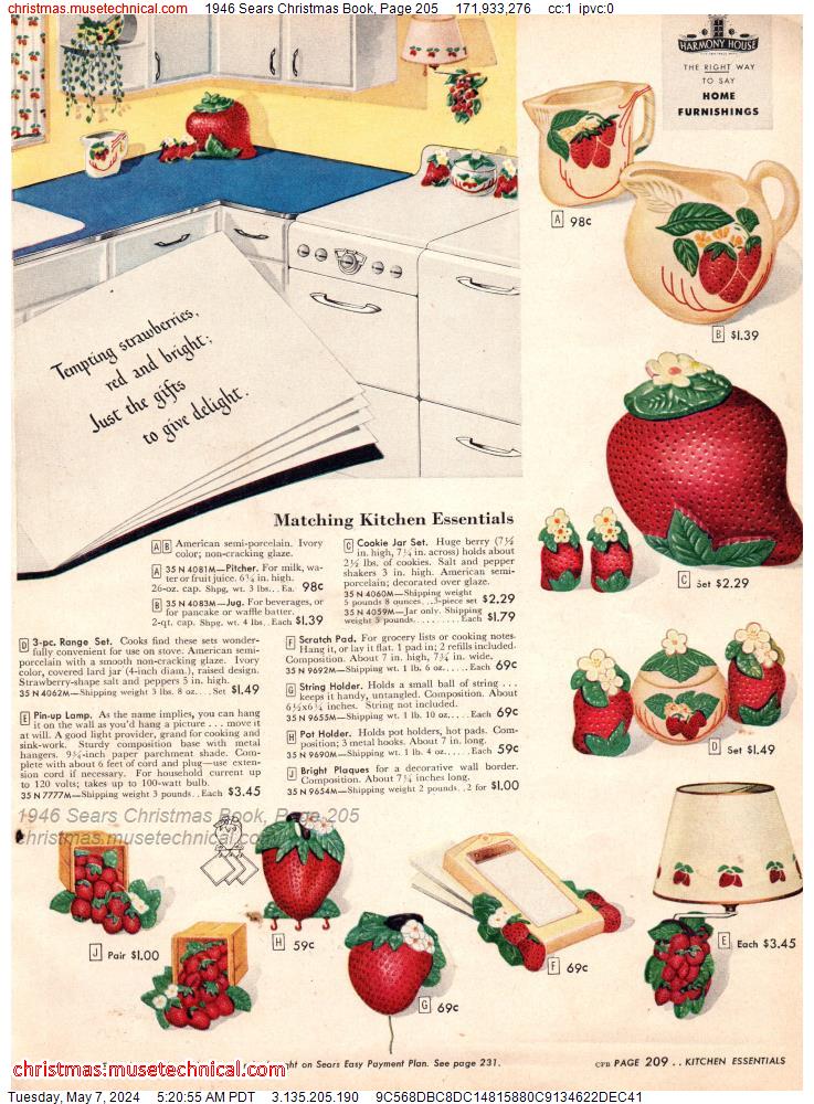 1946 Sears Christmas Book, Page 205