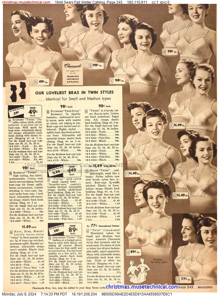 1949 Sears Fall Winter Catalog, Page 345