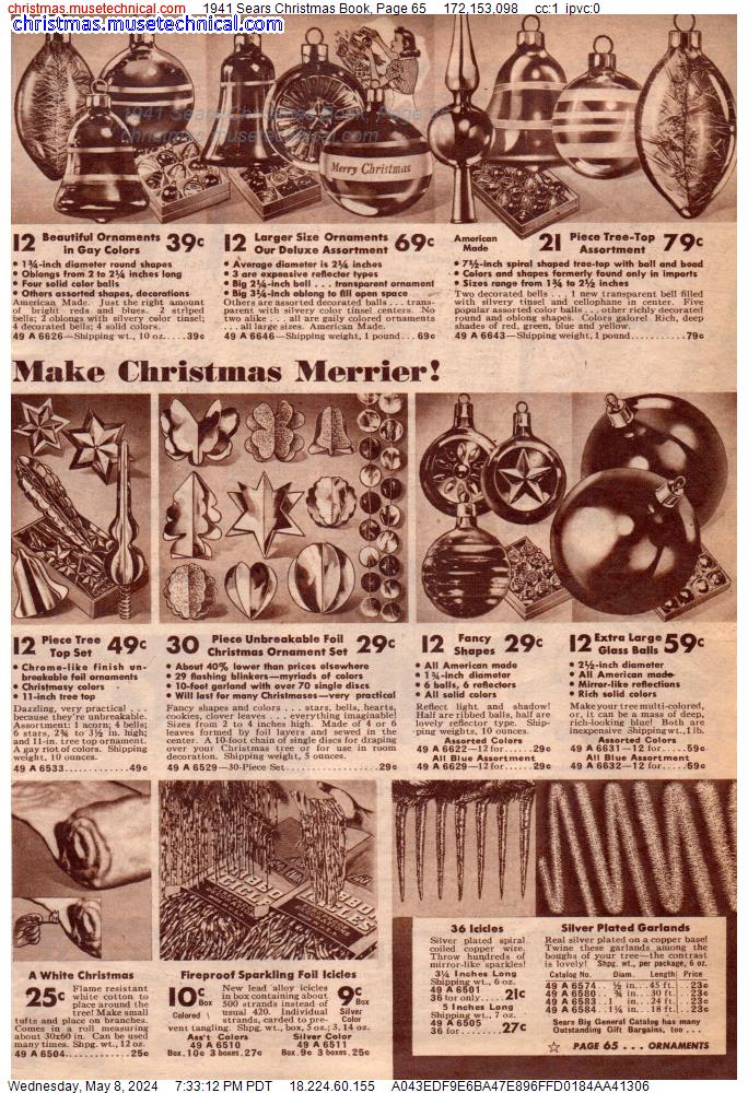 1941 Sears Christmas Book, Page 65