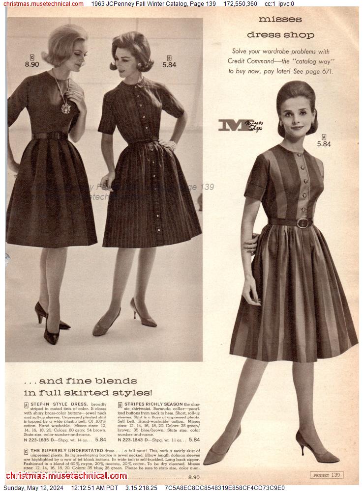 1963 JCPenney Fall Winter Catalog, Page 139