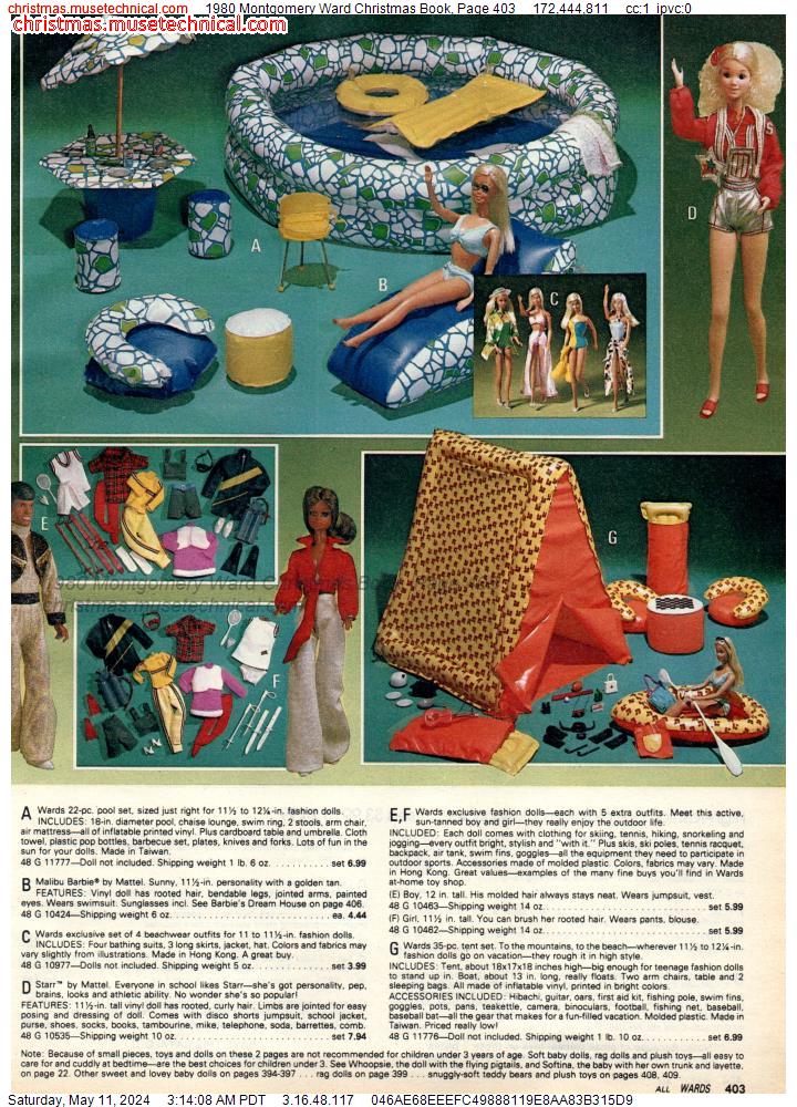 1980 Montgomery Ward Christmas Book, Page 403
