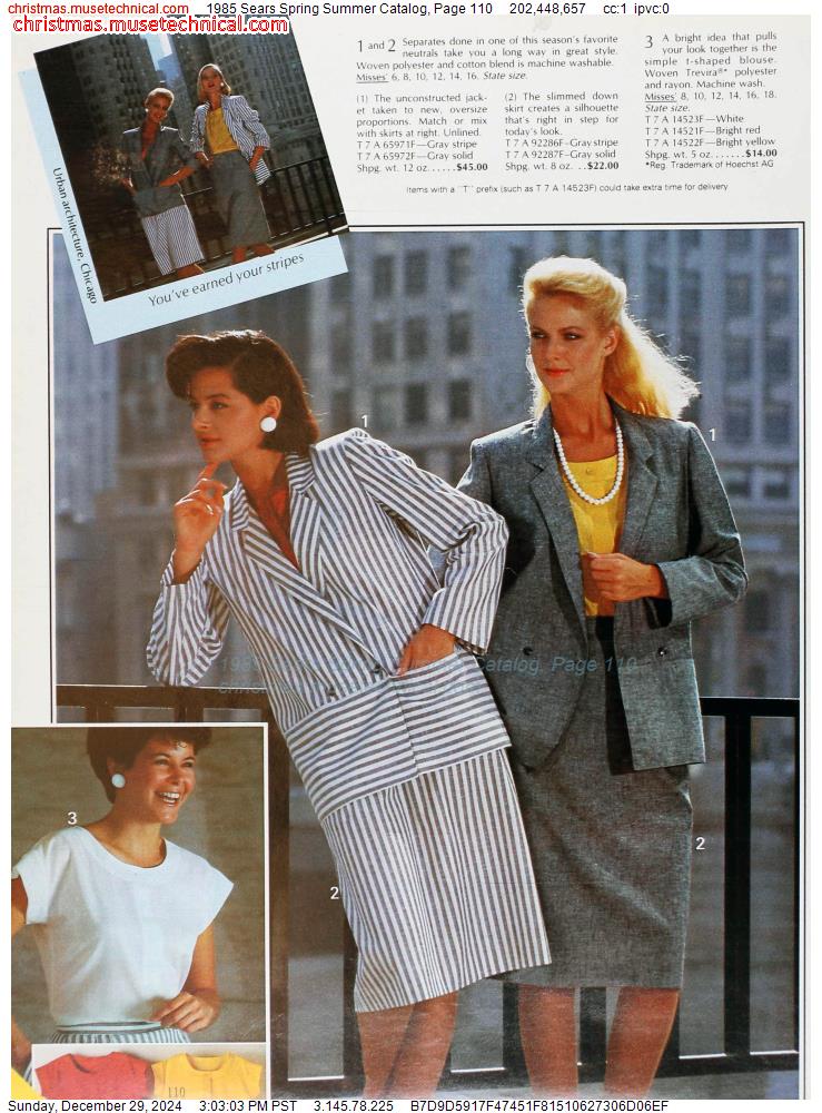 1985 Sears Spring Summer Catalog, Page 110 - Catalogs & Wishbooks