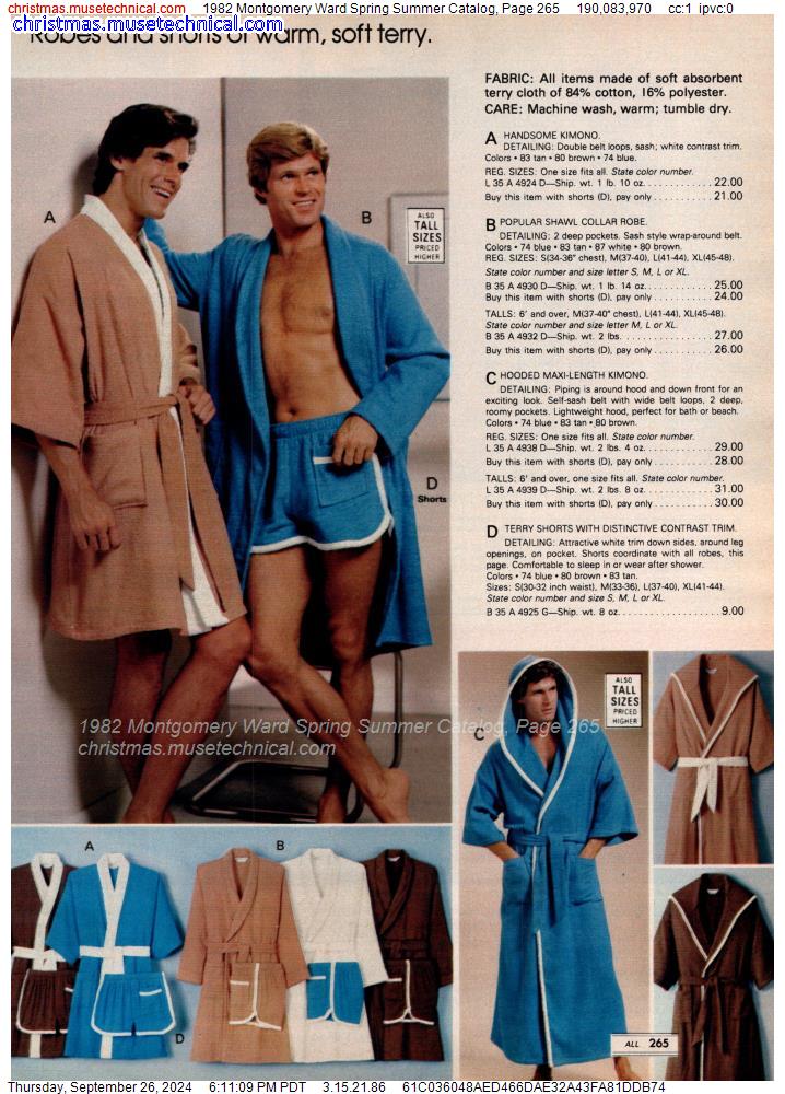 1982 Montgomery Ward Spring Summer Catalog, Page 265