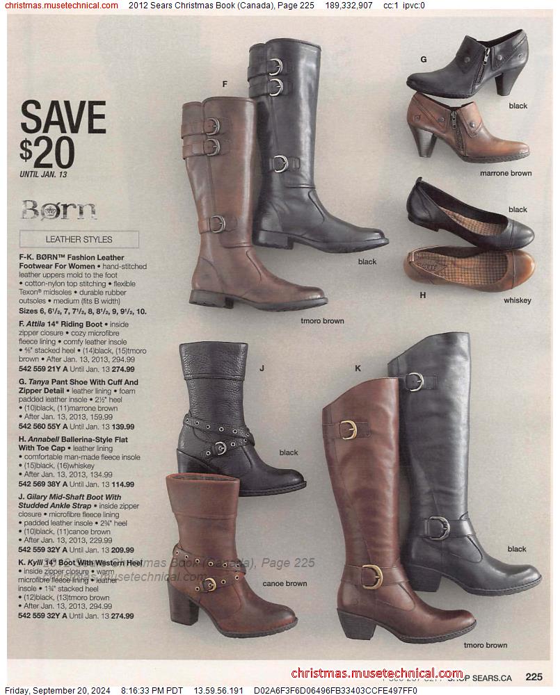 2012 Sears Christmas Book (Canada), Page 225