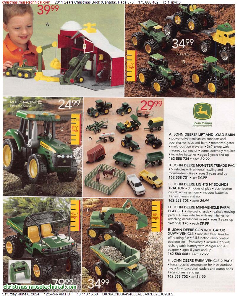 2011 Sears Christmas Book (Canada), Page 870