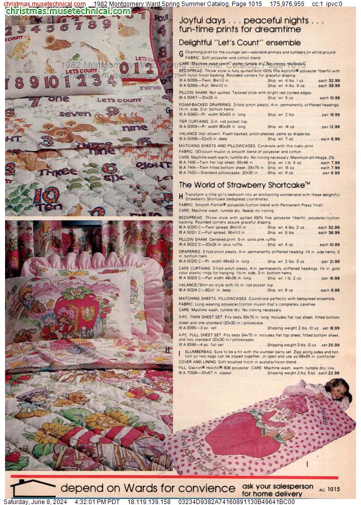 1982 Montgomery Ward Spring Summer Catalog, Page 1015