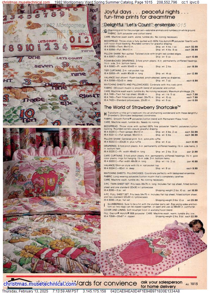 1982 Montgomery Ward Spring Summer Catalog, Page 1015