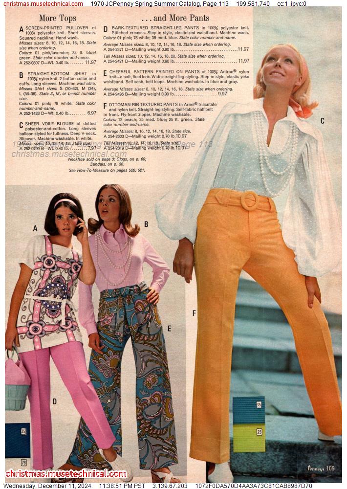 1970 JCPenney Spring Summer Catalog, Page 113