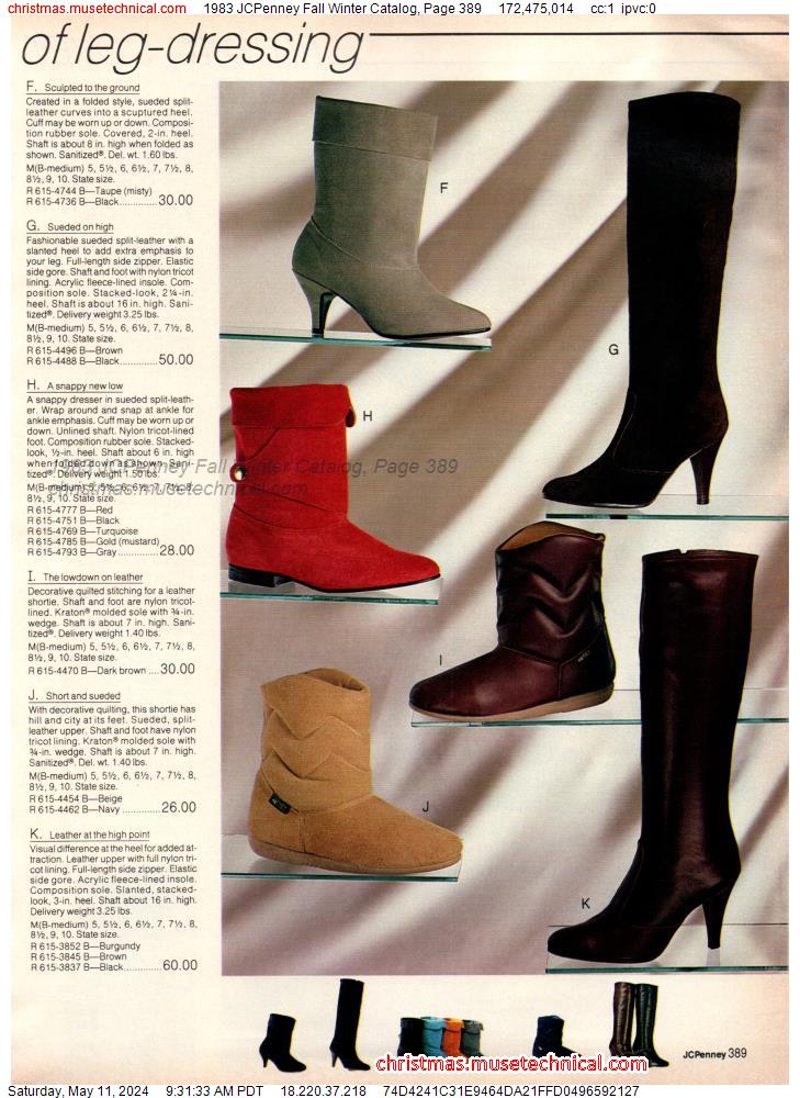 1983 JCPenney Fall Winter Catalog, Page 389
