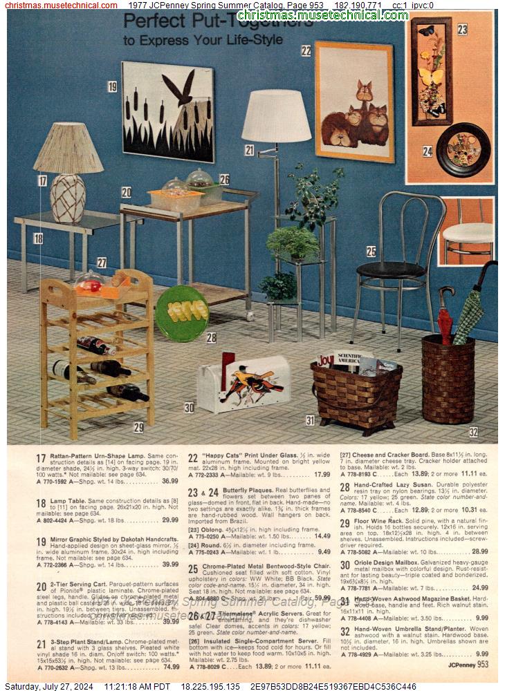 1977 JCPenney Spring Summer Catalog, Page 953