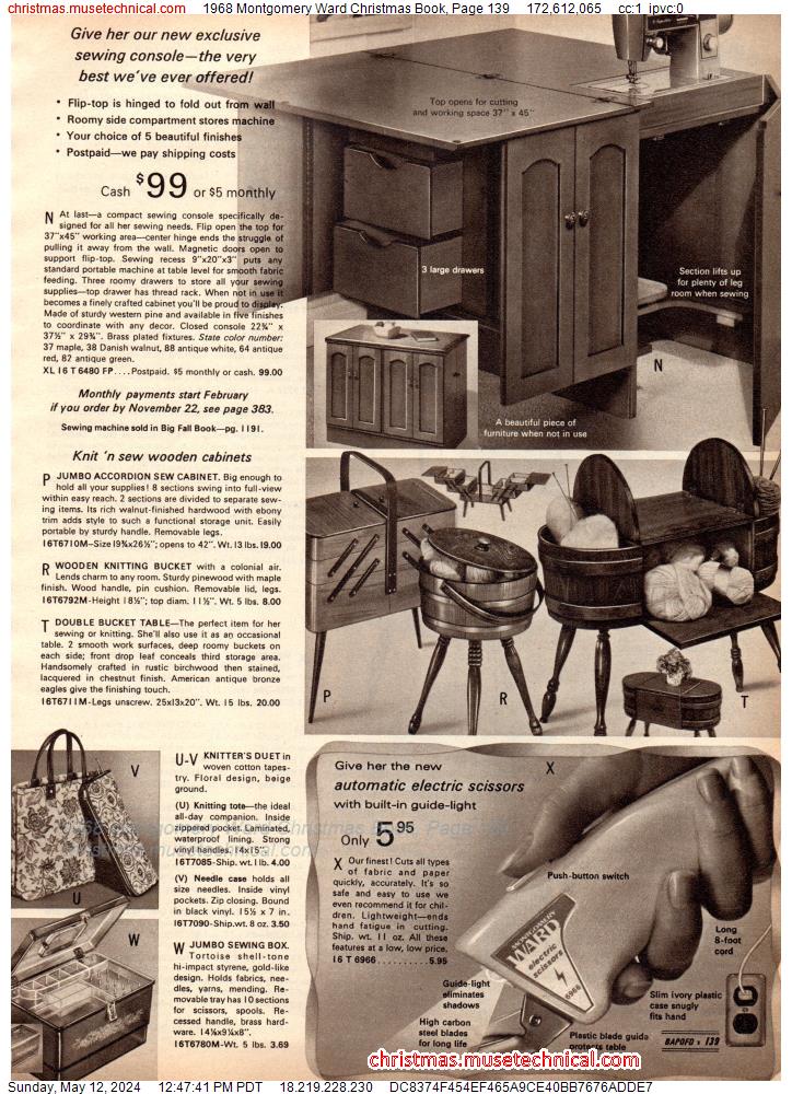 1968 Montgomery Ward Christmas Book, Page 139