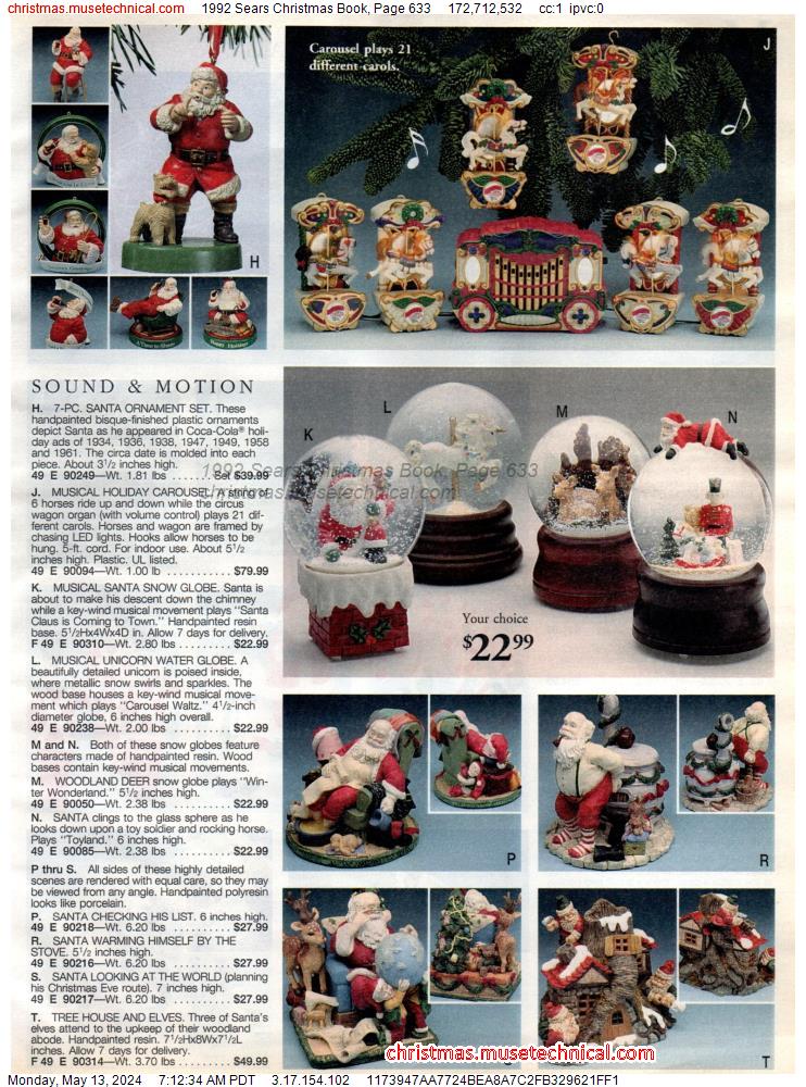 1992 Sears Christmas Book, Page 633