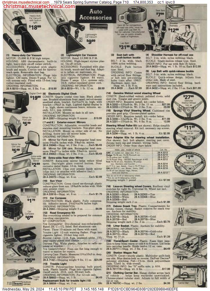 1979 Sears Spring Summer Catalog, Page 710