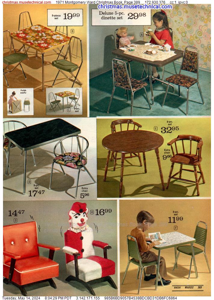 1971 Montgomery Ward Christmas Book, Page 389