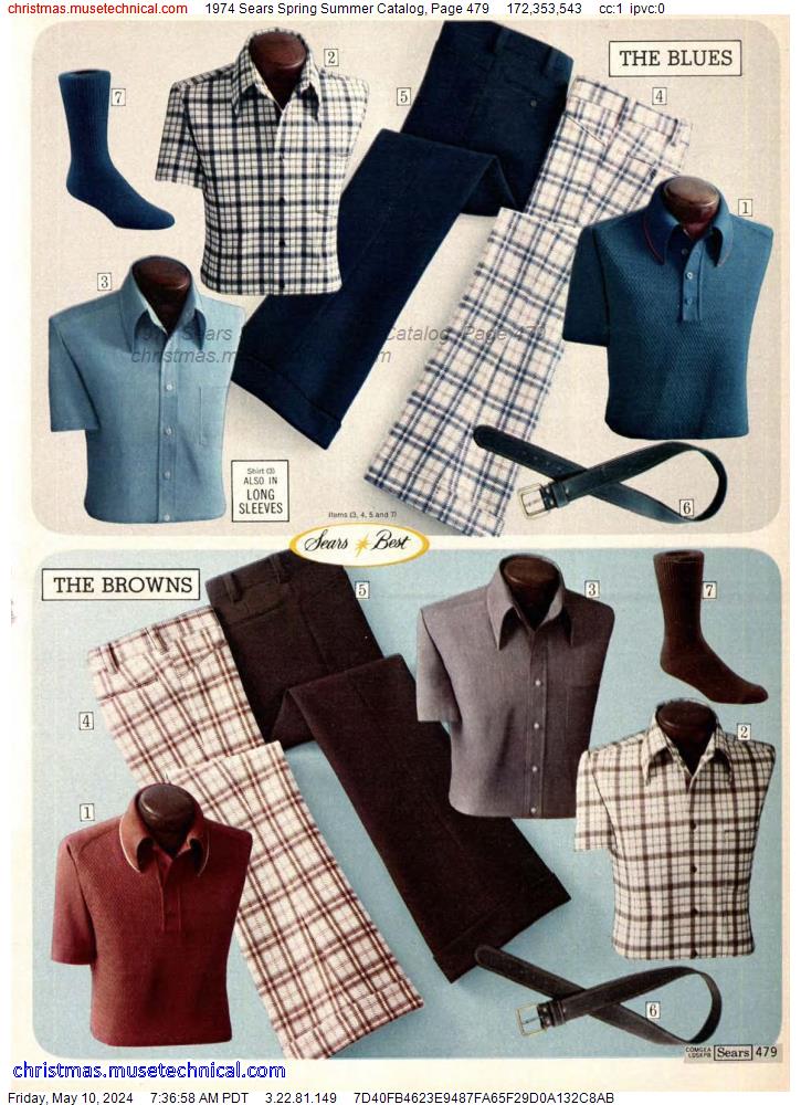 1974 Sears Spring Summer Catalog, Page 479
