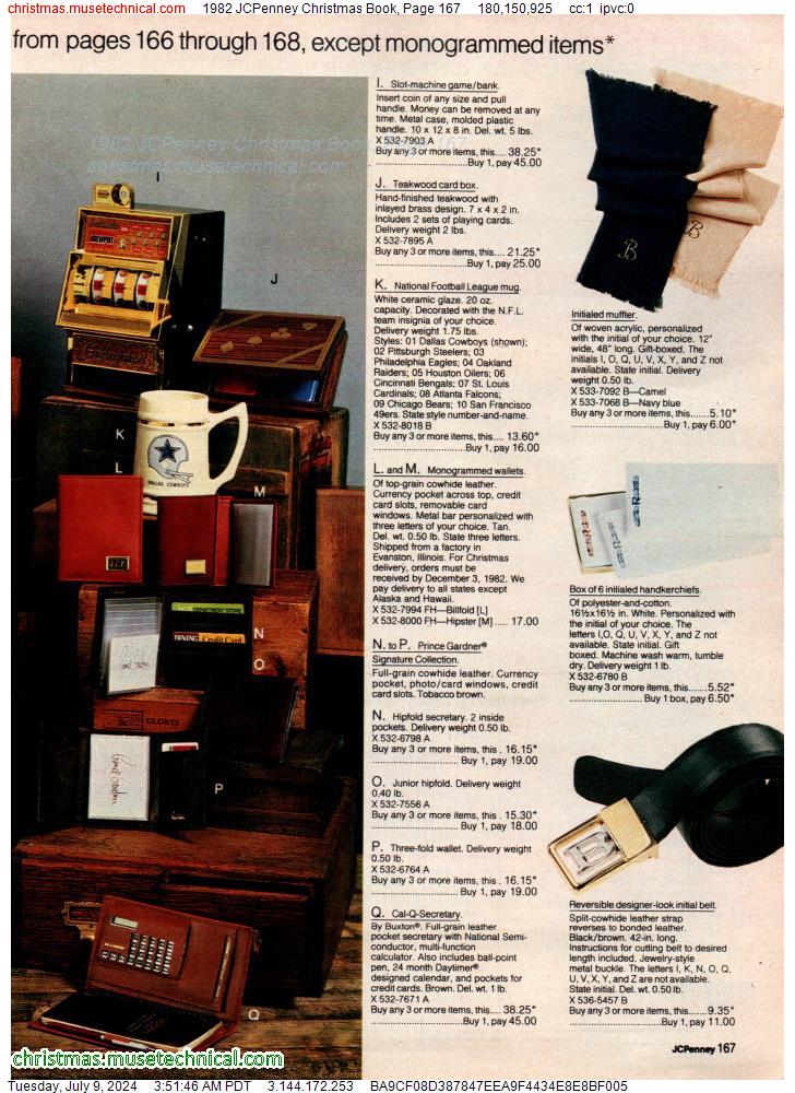 1982 JCPenney Christmas Book, Page 167
