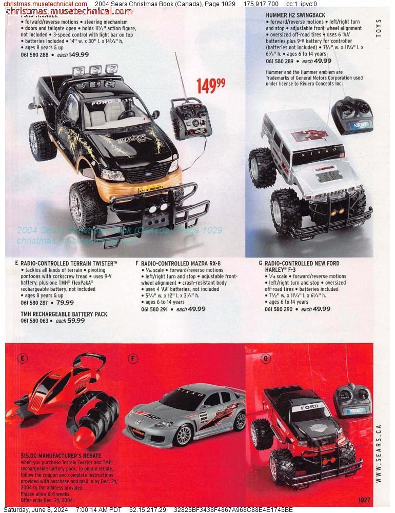 2004 Sears Christmas Book (Canada), Page 1029