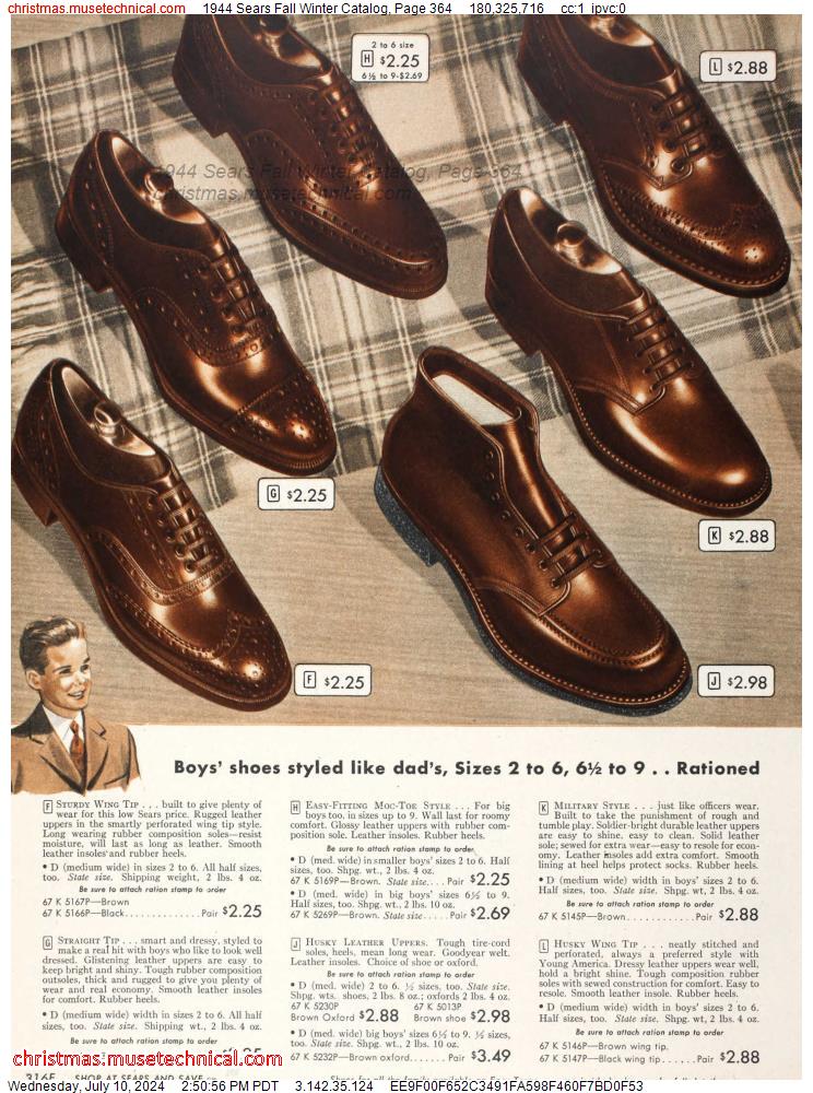 1944 Sears Fall Winter Catalog, Page 364