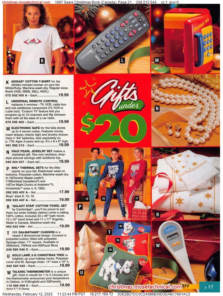 1997 Sears Christmas Book (Canada), Page 21