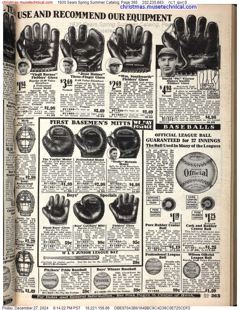 1930 Sears Spring Summer Catalog, Page 365