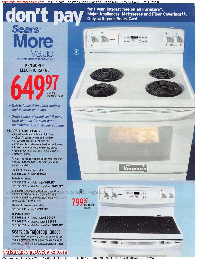 2005 Sears Christmas Book (Canada), Page 638