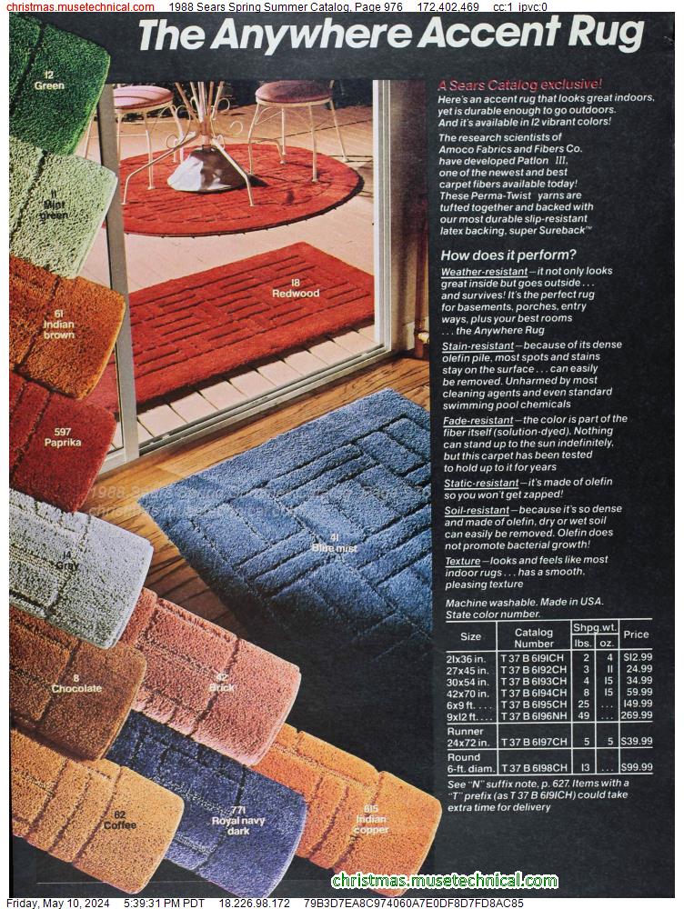 1988 Sears Spring Summer Catalog, Page 976