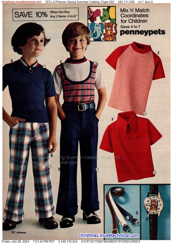 1974 JCPenney Spring Summer Catalog, Page 402