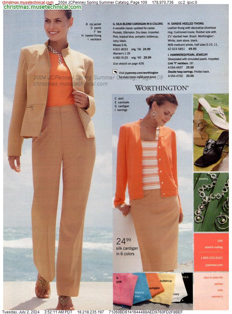 2004 JCPenney Spring Summer Catalog, Page 109