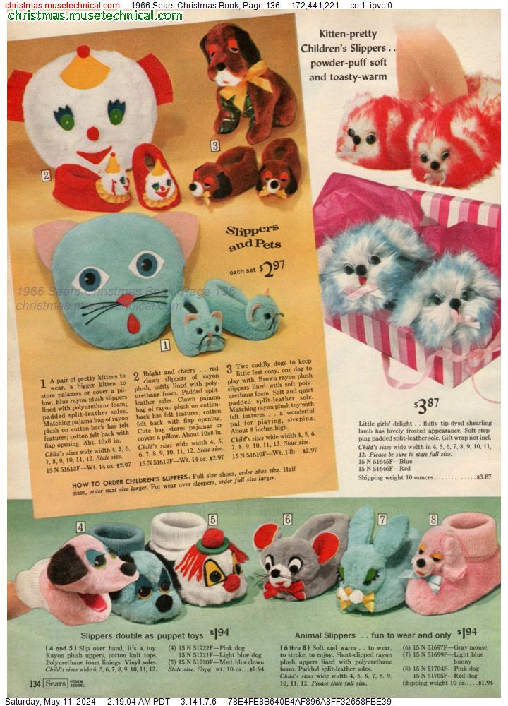 1966 Sears Christmas Book, Page 136