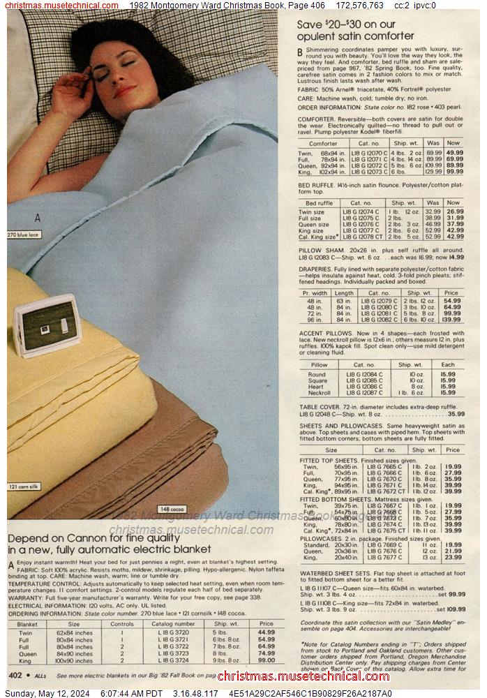 1982 Montgomery Ward Christmas Book, Page 406