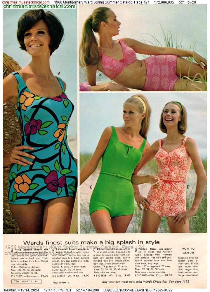1968 Montgomery Ward Spring Summer Catalog, Page 124