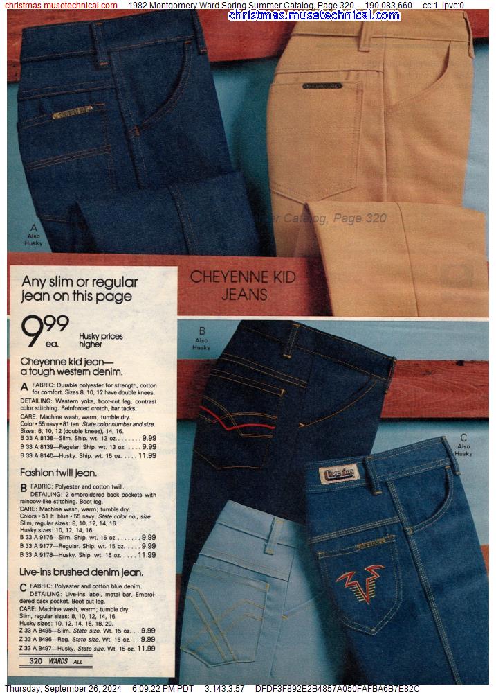 1982 Montgomery Ward Spring Summer Catalog, Page 320