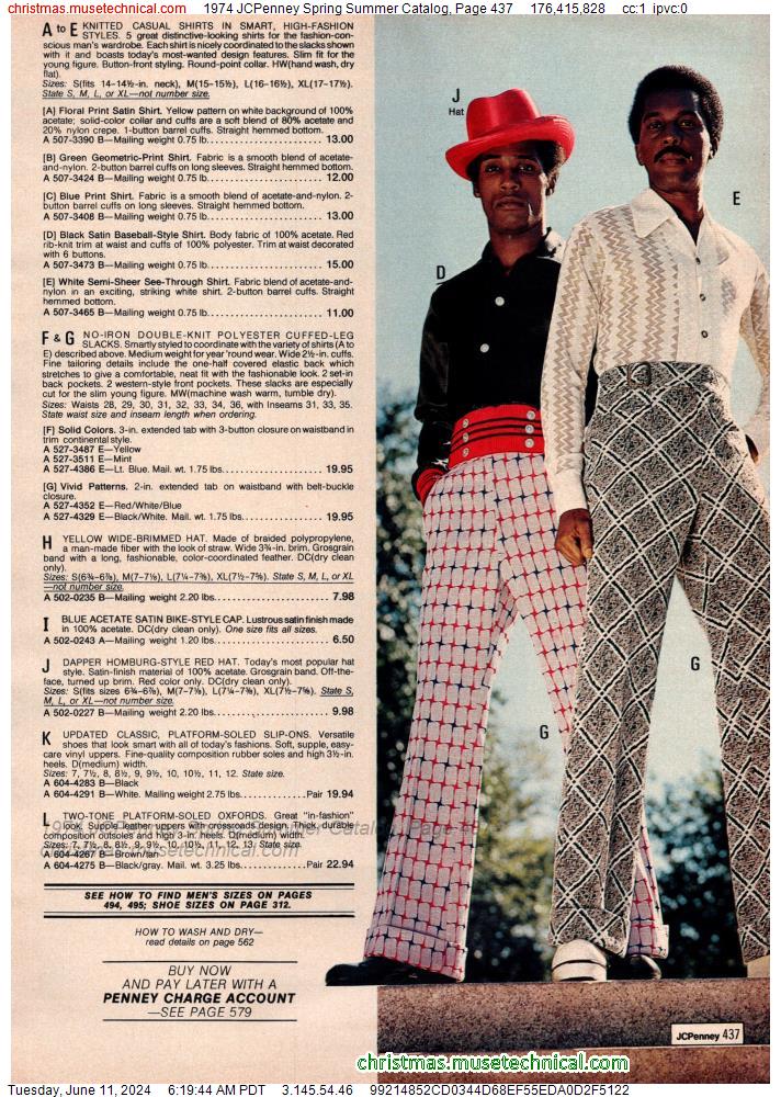 1974 JCPenney Spring Summer Catalog, Page 437
