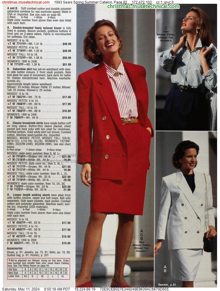 1993 Sears Spring Summer Catalog, Page 82