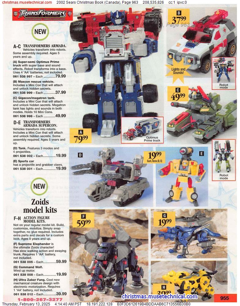 2002 Sears Christmas Book (Canada), Page 963