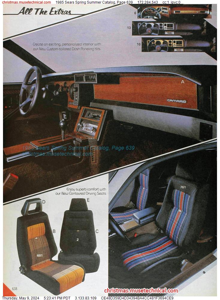 1985 Sears Spring Summer Catalog, Page 639